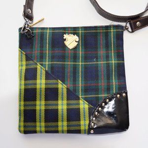 Mac Tartan Plaid Green Crossbody Bag